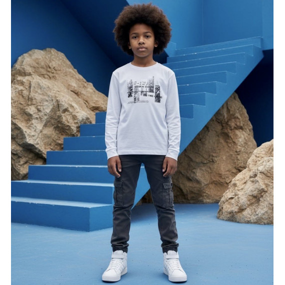 JOYCE μπλούζa από πολύ μαλακό βαμβακερό ύφασμα