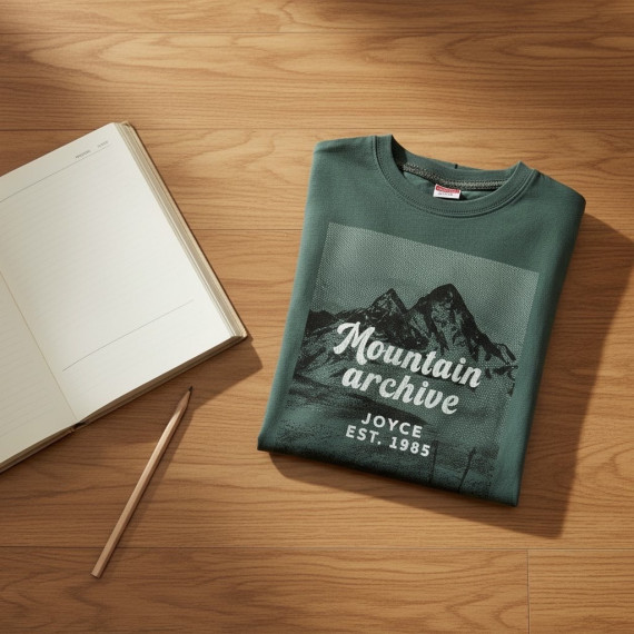 JOYCE μπλούζa από πολύ μαλακό βαμβακερό ύφασμα