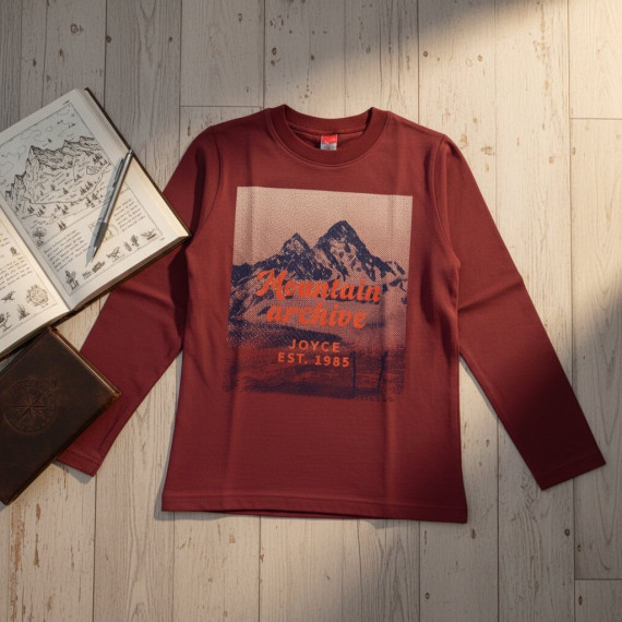 JOYCE μπλούζa από πολύ μαλακό βαμβακερό ύφασμα