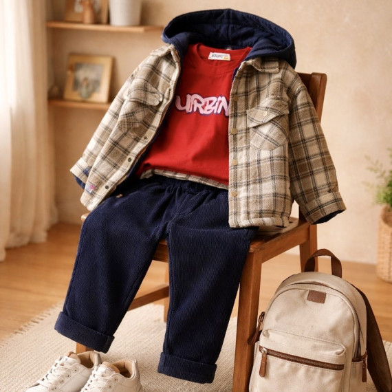 AKO ΣΥΝΟΛΟ 3 ΤΜΧ ΖΑΚΕΤΟΠΟΥΚΑΜΙΣΟ ΜΕ ΕΠΕΝΔΥΣΗ ΜΠΛΟΥΖΑ ΚΑΙ ΠΑΝΤΕΛΟΝΙ ΜΕ ΛΑΣΤΙΧΟ ΣΤΗΝ ΜΕΣΗ