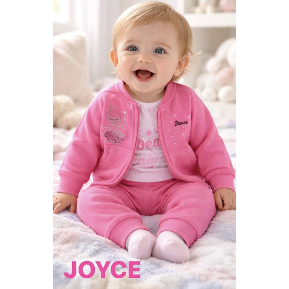 JOYCE ΣΥΝΟΛΟ 3 ΤΕΜΑΧΙΩΝ ΖΑΚΕΤΑ ΜΠΛΟΥΖΑ ΠΑΝΤΕΛΟΝΙ