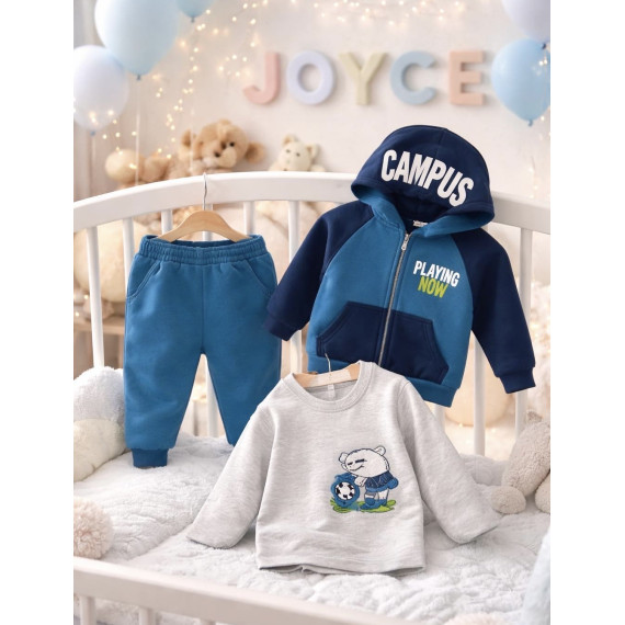 JOYCE ΣΥΝΟΛΟ 3 ΤΕΜΑΧΙΩΝ ΜΕ ΖΑΚΕΤΑ-ΜΠΛΟΥΖΑ ΠΑΝΤΕΛΟΝΙ