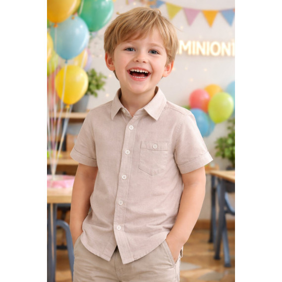 4-16 ΝΟΥΜΕΡΟ ΚΟΝΤΟΜΑΝΙΚΟ ΠΟΥΚΑΜΙΣΟ 100% ΒΑΜΒΑΚΕΡΟ