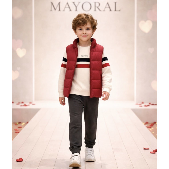 MAYORAL 3 ΤΜΧ.  ΣΕΤ  ΜΠΟΥΦΑΝ ΑΜΑΝΙΚΟ ΜΠΛΟΥΖΑ ΚΑΙ ΠΑΝΤΕΛΟΝΙ ΣΠΟΡ ΟΛΟΚΛΗΡΩΜΕΝΟ ΣΥΝΟΛΟ