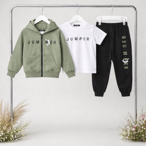 AKO ΣΕΤ 3 ΤΕΜΑΧΙΩΝ ΖΑΚΕΤΑ ΜΠΛΟΥΖΑ ΠΑΝΤΕΛΟΝΙ